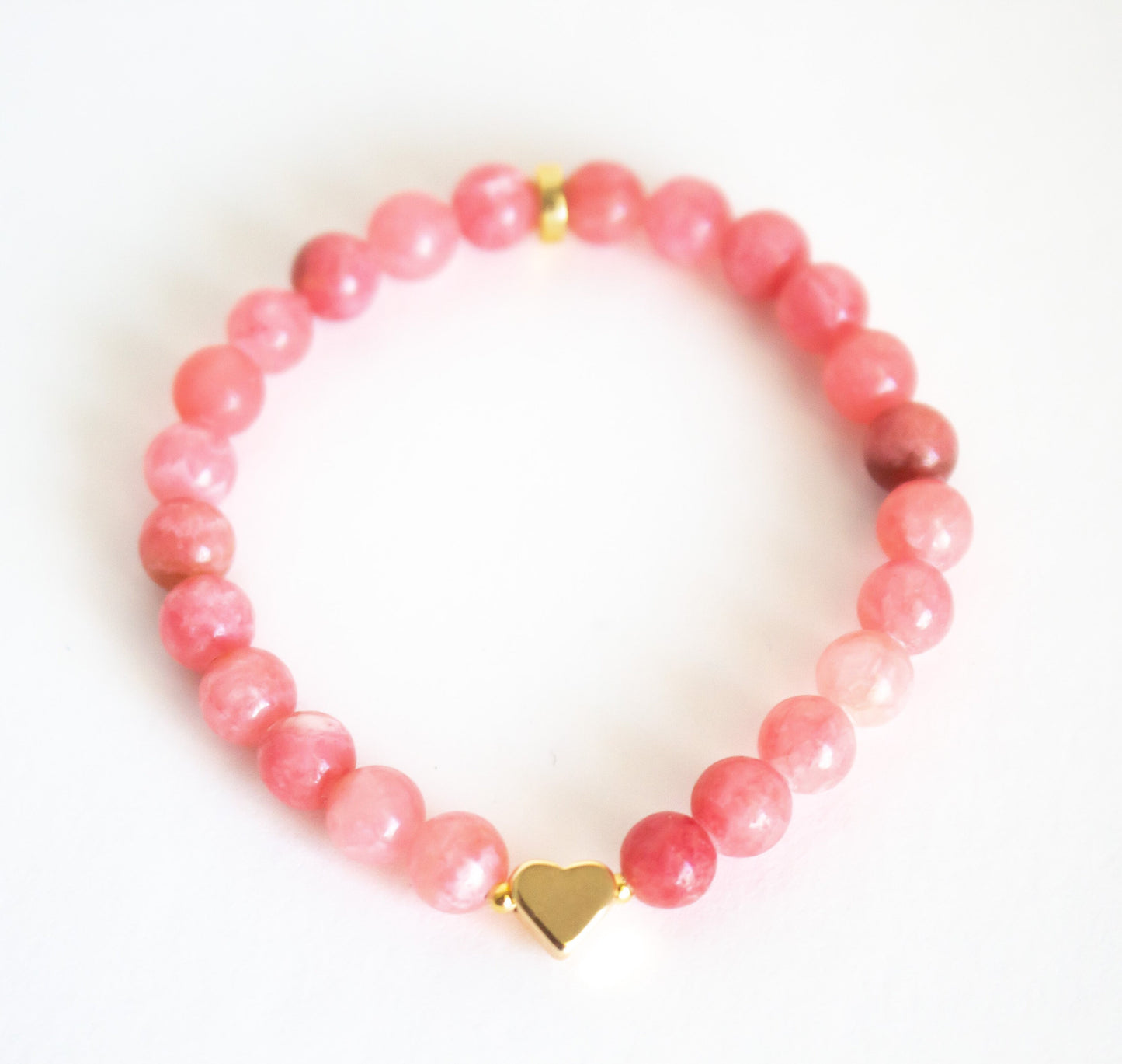 Pink Rhodochrosite Gemstone Bracelet - Meg’s Gems