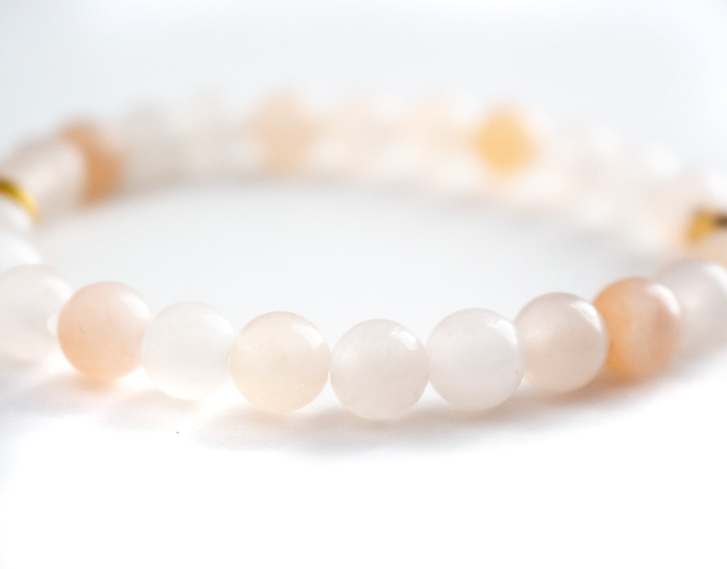 Natural Peach Aventurine Gemstone Bracelet - Meg’s Gems