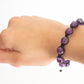 Natural Amethyst Adjustable Braided Bracelet - Meg’s Gems