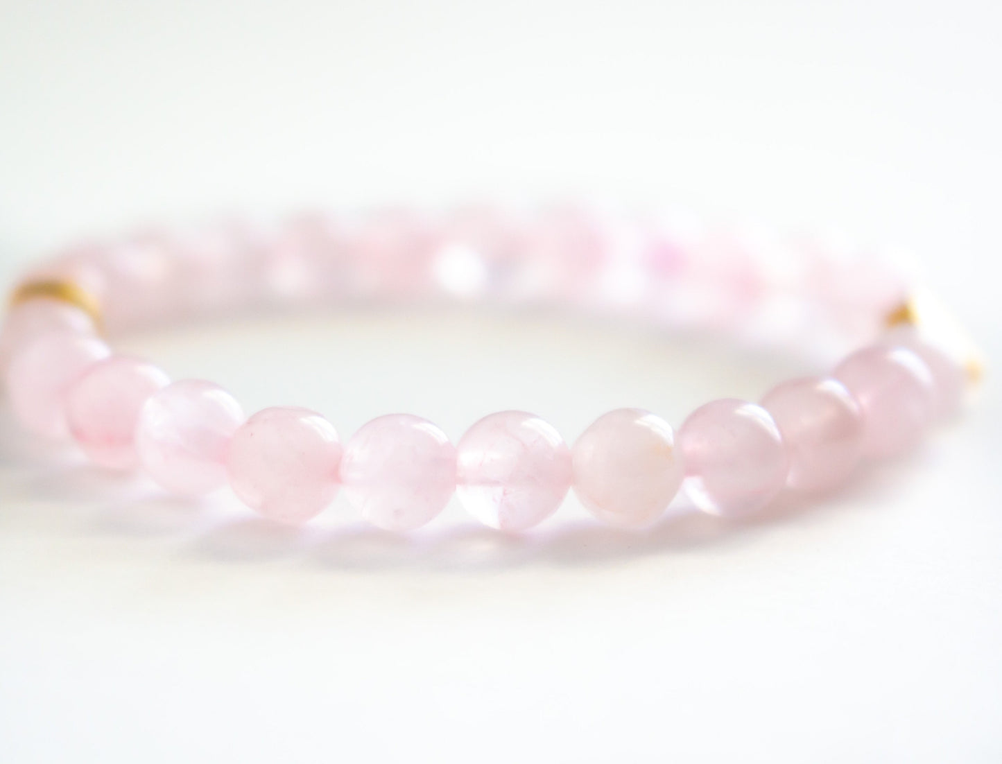 Natural Rose Quartz Gemstone Bracelet - Meg’s Gems