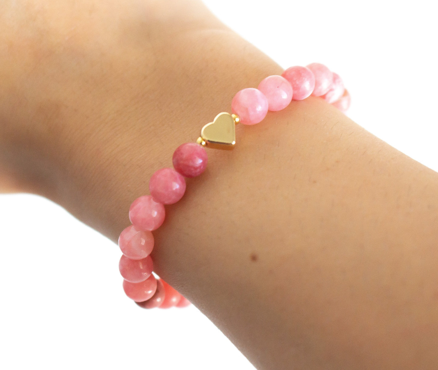 Pink Rhodochrosite Gemstone Bracelet - Meg’s Gems