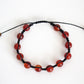 Natural Carnelian Adjustable Braided Bracelet - Meg’s Gems