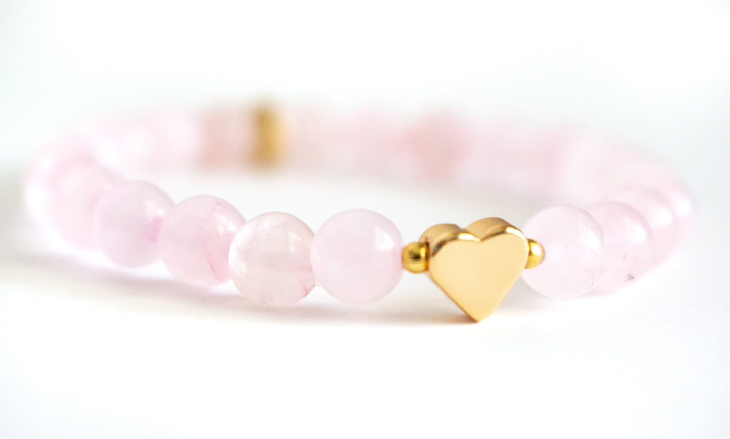 Natural Rose Quartz Gemstone Bracelet - Meg’s Gems