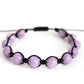 Natural Lepidolite Adjustable Braided Bracelet - Meg’s Gems