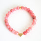 Pink Rhodochrosite Gemstone Bracelet - Meg’s Gems