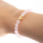 Natural Rose Quartz Gemstone Bracelet - Meg’s Gems