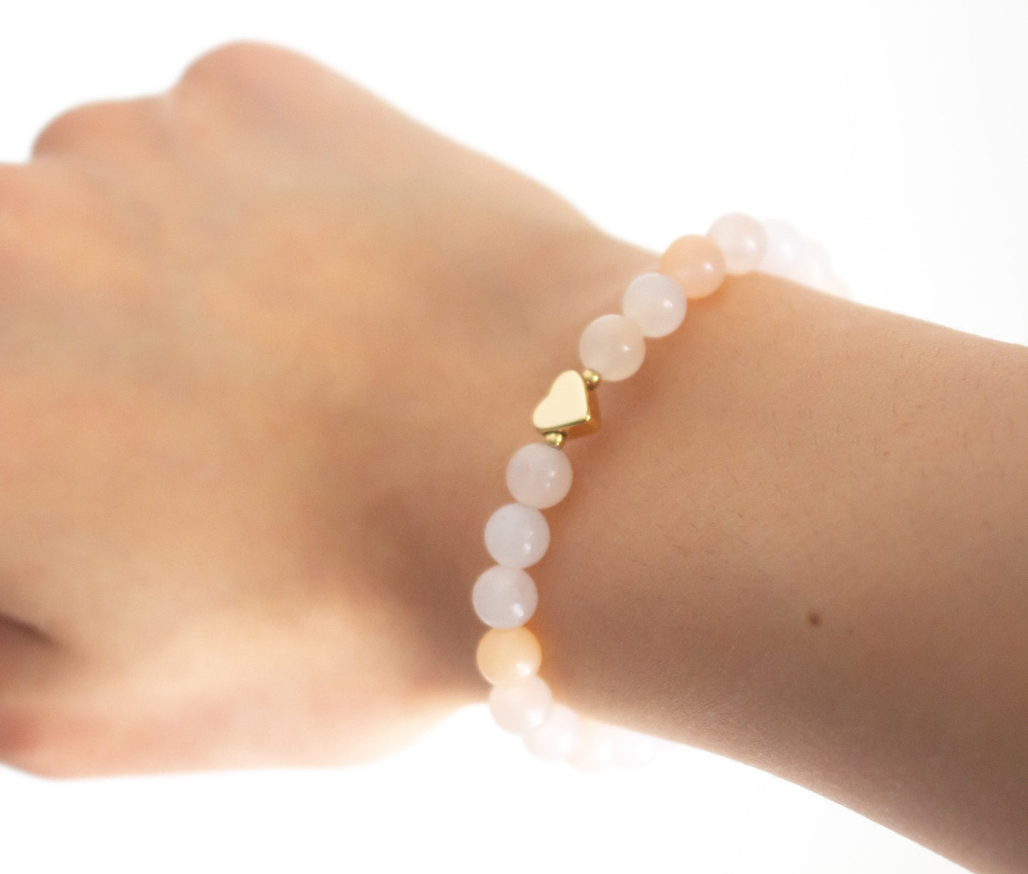 Natural Peach Aventurine Gemstone Bracelet - Meg’s Gems