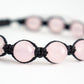 Natural Rose Quartz Adjustable Braided Bracelet - Meg’s Gems