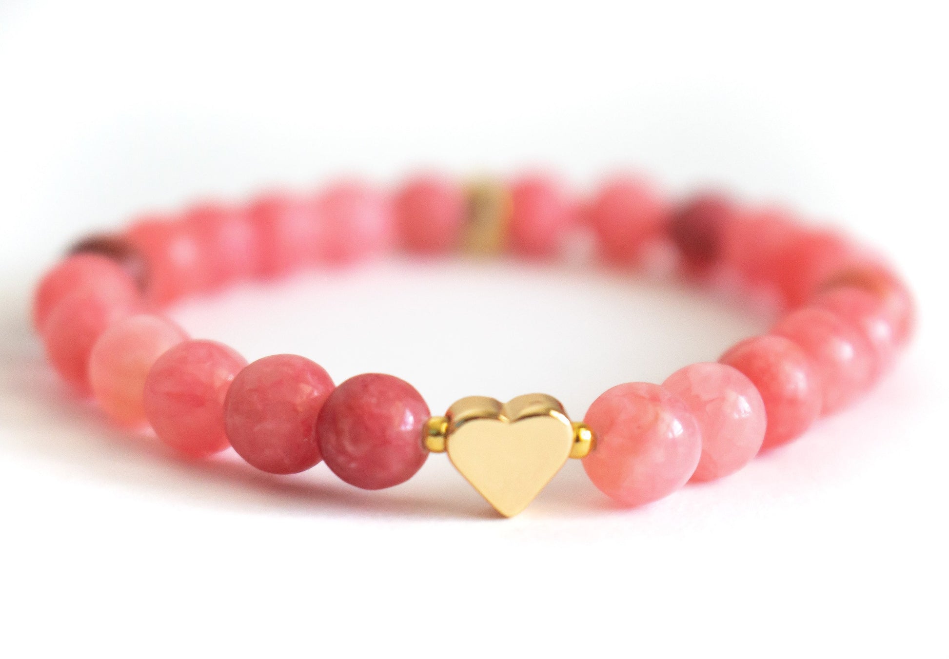 Pink Rhodochrosite Gemstone Bracelet - Meg’s Gems