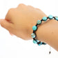 Natural Turquoise Adjustable Braided Bracelet - Meg’s Gems