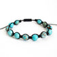 Natural Turquoise Adjustable Braided Bracelet - Meg’s Gems