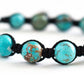 Natural Turquoise Adjustable Braided Bracelet - Meg’s Gems
