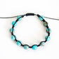 Natural Turquoise Adjustable Braided Bracelet - Meg’s Gems